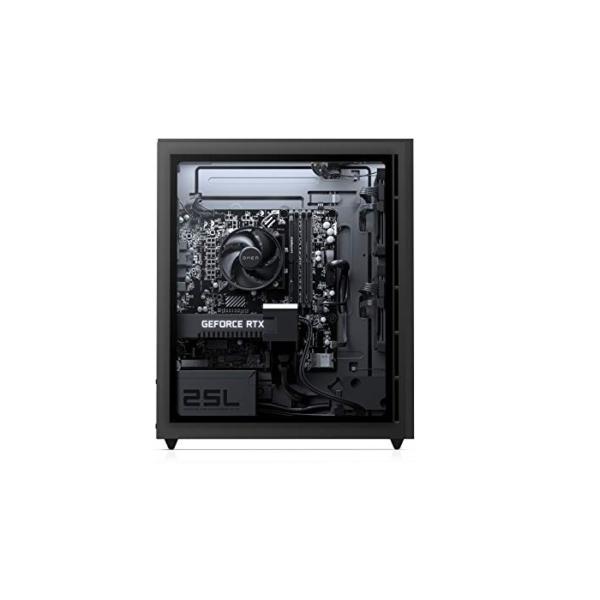 OMEN GT12-0034ng Gaming Desktop (Core i7-10700K, HyperX XMP 16GB DDR4, 512GB SSD WD BLK + 1TB HDD, nVidia Geforce RTX 2060 Super 8GB, Windows 10 Home) schwarz mit Seitenfenster