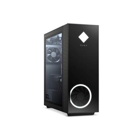 OMEN GT13-0012ng Gaming Desktop (Intel Core i9-10900KF, HyperX XMP 32GB DDR4 RAM, 2TB HDD, 512GB SSD, Nvidia GeForce RTX 2080Ti 11GB GDDR6, RGB, Windows 10) schwarz mit Seitenfenster