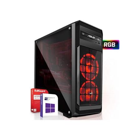 SYSTEMTREFF® Gaming PC AMD Ryzen 5 3600 6x4.2GHz | AMD Radeon RX 6600 DX12 | 512GB M.2 NVMe | 16GB DDR4 RAM | WLAN Desktop Computer Rechner für Gamer, Zocker & Streamer