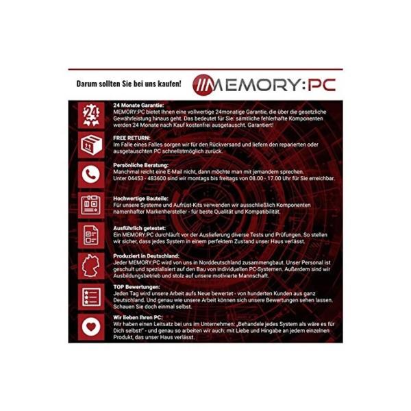 Memory PC AMD Ryzen 5 3600X 6X 4.4 GHz, 32 GB DDR4 RAM 3000 MHz, 1TB M.2 SSD, NVIDIA RTX 4060 Ti 16GB, Windows 11 Pro Ryzen 5 3600X 6x 4.4 GHz 1TB M.2 SSD 32GB RTX 4060 Ti 16GB