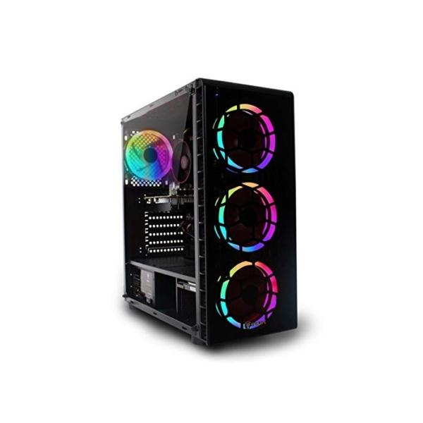 Fierce Gaming PC mit hoher FPS-Zahl: Intel Core i5 9400F Six-Core CPU, NVIDIA GTX 1660 Super 6 GB GPU, 16GB 3000MHz DDR4 RAM, 240GB SSD, 1TB HDD, Windows 10, WLAN