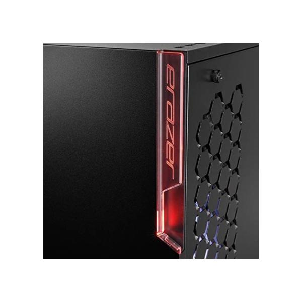 MEDION ERAZER Hunter X10 Gaming Desktop PC (Intel Core i7-10700k, 32GB DDR4 RAM, 1TB PCIe SSD, 2TB HDD, NVIDIA GeForce RTX 2080 SUPER 8GB GDDR6 VRAM, WLAN, Ohne OS)
