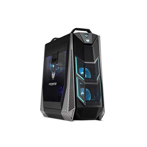 Predator Orion 9000 (PO9-900) Gaming Desktop PC (Intel Core i9-9900X, 16 GB RAM, 512 GB PCIe SSD + 1.000 GB HDD, NVIDIA GeForce RTX 2080 (8 GB GDDR6 VRAM), Win 10 Home) schwarz