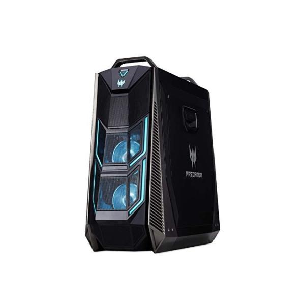 Predator Orion 9000 (PO9-900) Gaming Desktop PC (Intel Core i9-9900X, 16 GB RAM, 512 GB PCIe SSD + 1.000 GB HDD, NVIDIA GeForce RTX 2080 (8 GB GDDR6 VRAM), Win 10 Home) schwarz