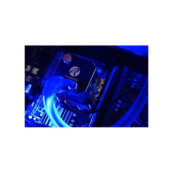 VIBOX Precision 6SW – für Gaming-PC (21.5, AMD FX-4300, 16 GB RAM, 1 TB Festplatte, Nvidia Geforce GT 730, Windows 10) Neon Blau – Tastatur AZERTY französisch 16Gb RAM, 1Tb HDD, Windows 10 Neón Azul