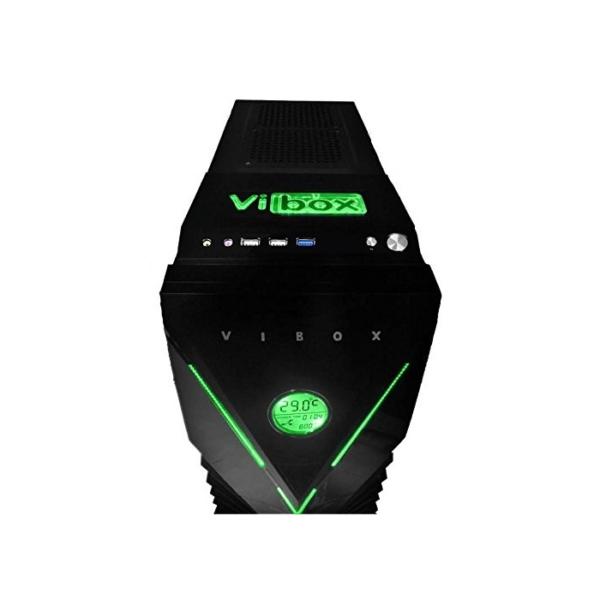 VIBOX VBX-PC-00228 Sniper 10 Gaming Desktop-PC (Intel Core i7 4790, 16GB RAM, 1120GB HDD, NVIDIA Geforce GTX 970, kein Betriebssystem) grün