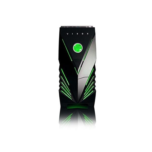 VIBOX VBX-PC-00228 Sniper 10 Gaming Desktop-PC (Intel Core i7 4790, 16GB RAM, 1120GB HDD, NVIDIA Geforce GTX 970, kein Betriebssystem) grün