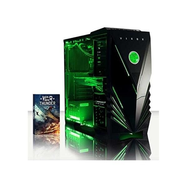 VIBOX VBX-PC-00228 Sniper 10 Gaming Desktop-PC (Intel Core i7 4790, 16GB RAM, 1120GB HDD, NVIDIA Geforce GTX 970, kein Betriebssystem) grün