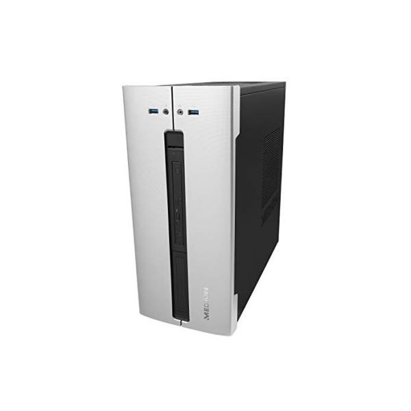 MEDION AKOYA M80 Desktop-PC (Intel Core i3-8100, 8 GB RAM, 1 TB HDD, Intel Graphics, Windows 10), silberfarben