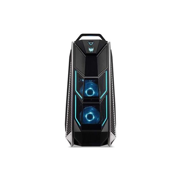 Predator Orion 9000 (PO9-900) Gaming Desktop-PC (Intel Core i9-9980XE, 128 GB RAM, 2X 1024 GB SSD + 2X 3.000 GB HDD, 2X NVIDIA GeForce RTX 2080 Ti (11 GB VRAM), Windows 10 Home) schwarz