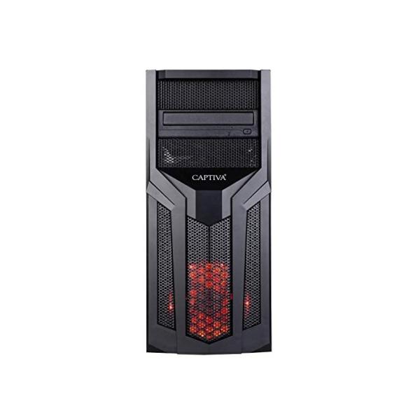 Captiva Advanced Gaming R55-633 Gaming PC | AMD Ryzen 5 2600 | Radeon RX 550 4GB | 16GB DDR4 RAM | SSD 240GB | HDD 1TB | LED Lüfter | Luftkühlung | Windows 10 Home | PC Spiele