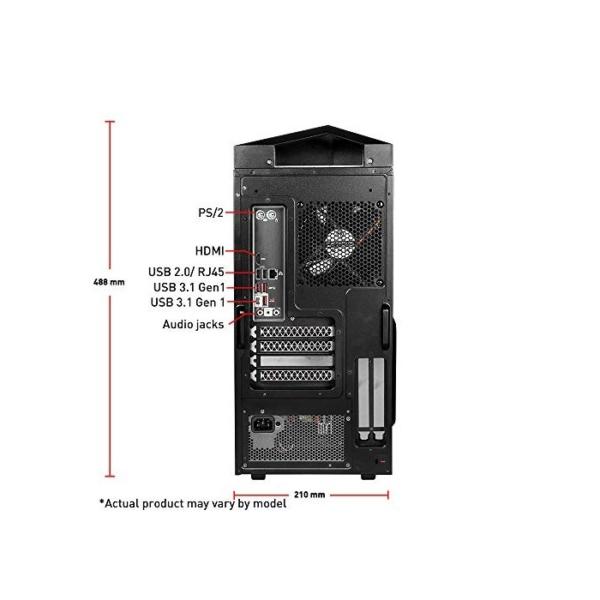 MSI Infinite A 9SD-1002EU Desktop-PC Intel Core i5-9400F, GeForce RTX 2070 Super Ventus 8 GB, RAM 16 GB, 1 TB HDD + 512 GB SSD, Windows 10 Home