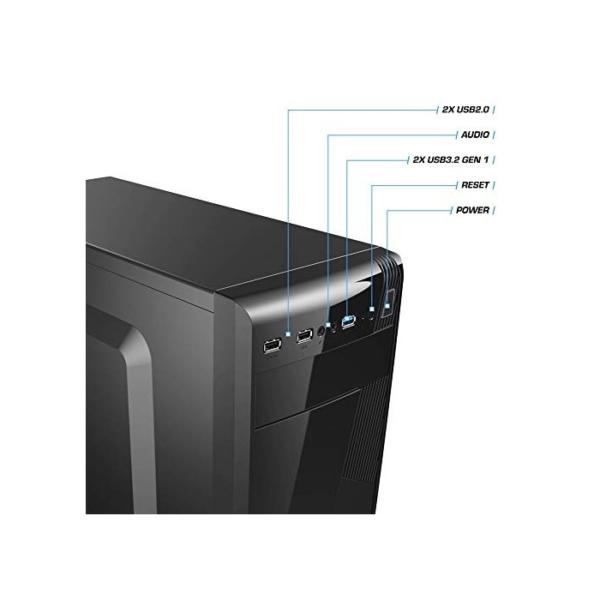 kiebel Business Intel Pentium Bundle Intel Pentium Gold G6400, 16GB RAM, Intel HD Graphics 610, 512GB SSD, DVD, Windows 10 [184406]