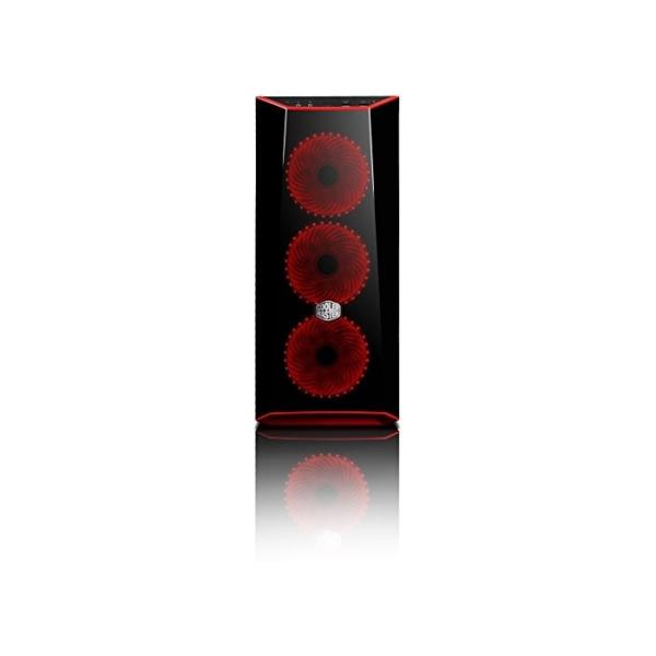 VIBOX VBX-PC-278251 Gaming Desktop PC (Intel Core i7 8700K, 1000GB Festplatte, 8GB RAM, NVIDIA GeForce GTX 1080 Ti, Win 10 Home) Rot