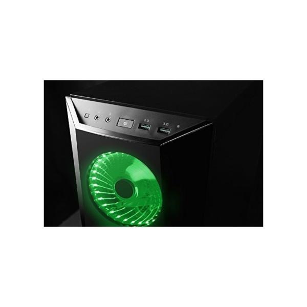 Vibox VBX-PC-278255 Gaming Desktop PC (Intel Core i7 8700K, 1000GB Festplatte, 8GB RAM, NVIDIA GeForce GTX 1080 Ti, Win 10 Home) Grün