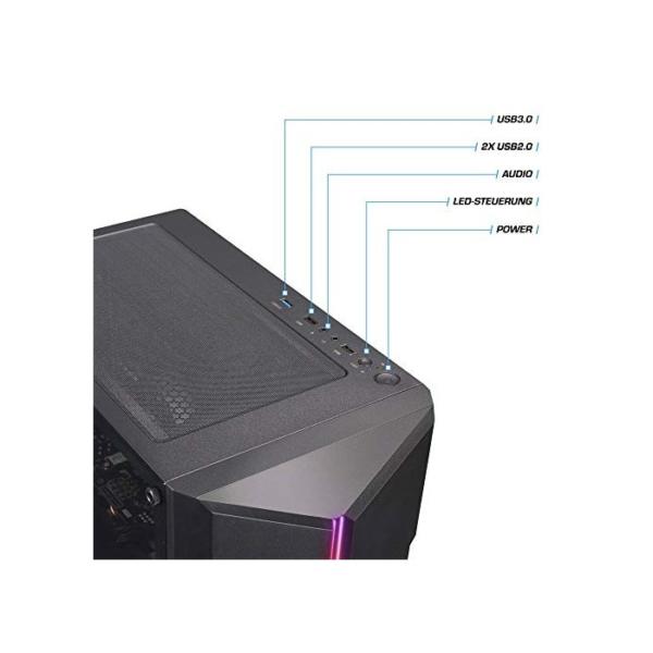 kiebel Gaming PC Allround AMD Ryzen 5 4600G, 16GB RAM, AMD Radeon, 1TB SSD, 2TB HDD [185021]