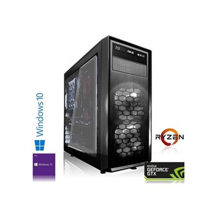 High End PC AMD Ryzen 7 3700X 8X 4.40GHz Turbo | 16 GB DDR4 RAM | 480 GB SSD + 2000 GB HDD | NVIDIA GeForce RTX 2060 6GB 4K Gaming PC