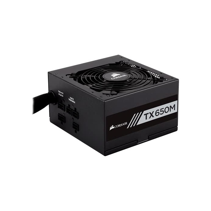 Corsair TX650M PC-Netzteil (Teil-Modulares Kabelmanagement, 80 Plus Gold, 650 Watt, EU)