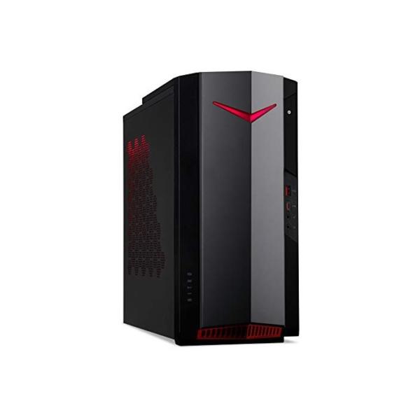 Acer Nitro N50-610 Gaming Desktop PC (Intel Core i5-10400F, 8GB RAM, 1TB HDD, NVIDIA GTX 1650, kabellose Tastatur und Maus, Windows 10, schwarz)