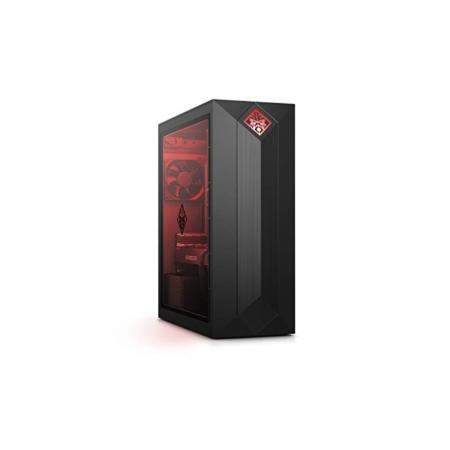 HP Omen Obelisk 875-0011ns Gaming-Desktop-PC (Intel Core i5-8400, 8 GB RAM, 1 TB HDD + 128 GB SSD, NVIDIA GeForce GTX 1050Ti-4 GB, Windows 10), Schwarz