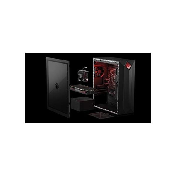 HP Omen Obelisk 875-0011ns Gaming-Desktop-PC (Intel Core i5-8400, 8 GB RAM, 1 TB HDD + 128 GB SSD, NVIDIA GeForce GTX 1050Ti-4 GB, Windows 10), Schwarz