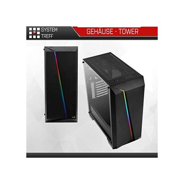 SYSTEMTREFF® Gaming PC Intel Core i9-11900KF 8x5.3GHz | Nvidia GeForce RTX 3070 8GB DX12 | 1TB M.2 NVMe + 1TB HDD | 16GB DDR4 RAM | Windows 11 | Desktop Computer Rechner für Gamer, Zocker & Streamer