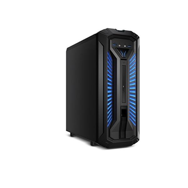 MEDION Erazer X67057 Desktop-PC (Intel Core i7-8700, 16GB RAM, 1TB HDD, 256GB SSD, NVIDIA GeForce GTX1070, Win 10) schwarz