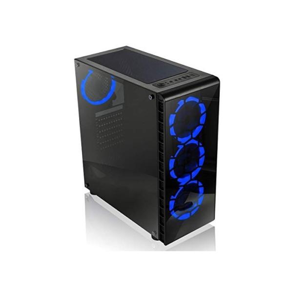 Vibox VBX-PC-5142 Centre 4X Gaming Desktop-PC (AMD Phenom Quad Core FX-4300, 8GB RAM, 2TB HDD, NVIDIA Geforce GTX 750, kein Betriebssystem) blau