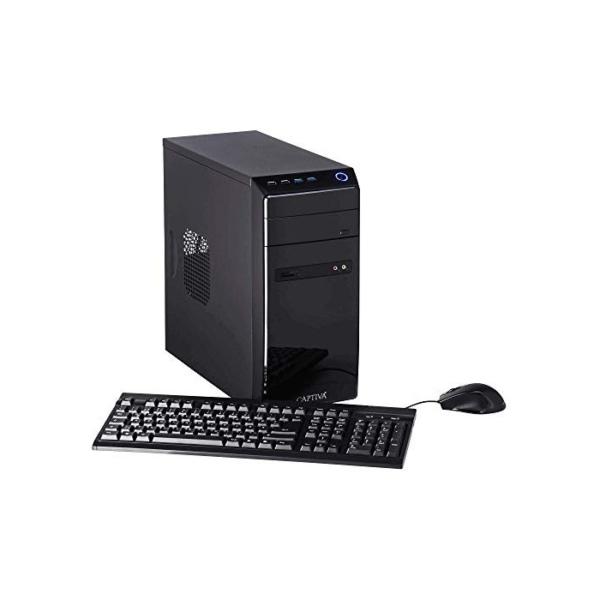 Captiva B5A 20V1 Office-PC [56096] | AMD Ryzen 5 3400G|Radeon Vega 11 | 16GB DDR4 RAM | SSD 480GB | HDD 1TB | Luftkühlung | Windows 10 Home | Rechner inkl. Maus & Tastatur | Kompakt | Schlicht