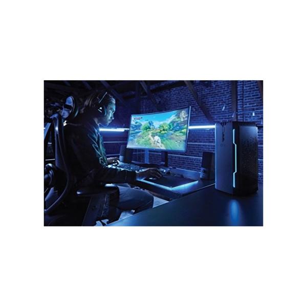 Corsair CS-9000017-EU ONE PRO Compact Gaming Desktop PC (Intel Core i7-8700K, 2000GB Festplatte, 16GB RAM, NVIDIA GeForce GTX 1080, Win 10 Home) Schwarz