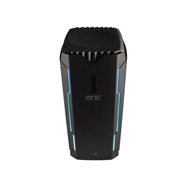 Corsair CS-9000017-EU ONE PRO Compact Gaming Desktop PC (Intel Core i7-8700K, 2000GB Festplatte, 16GB RAM, NVIDIA GeForce GTX 1080, Win 10 Home) Schwarz