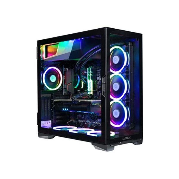Captiva Highend Gaming I58-193 | Intel Core i7 10700KF | B460M Mainboard | NVIDIA RTX 3070 8GB | 16GB DDR4 RAM | SSD 500GB M.2 | HDD 2TB | Wasserkühlung | RGB | Windows 10 Home | PC Spiele