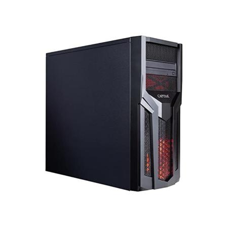 Captiva Highend Gaming R64-082 AMD Ryzen 5 5600X A520M Mainboard Radeon RX 6600 XT 8GB 16GB DDR4 RAM SSD 500GB M.2 NVME Luftkühlung Rote Beleuchtung Windows 11 Home PC Spiele, 16GB SSD 500GB M.2 NVME Windows 10 Home, AMD R5 5600X RX 6600XT 8GB 8860 red