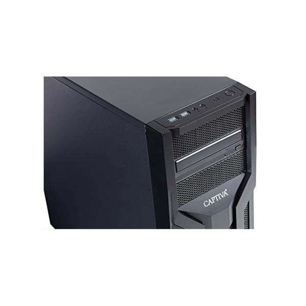 Captiva Highend Gaming R64-082 AMD Ryzen 5 5600X A520M Mainboard Radeon RX 6600 XT 8GB 16GB DDR4 RAM SSD 500GB M.2 NVME Luftkühlung Rote Beleuchtung Windows 11 Home PC Spiele, 16GB SSD 500GB M.2 NVME Windows 10 Home, AMD R5 5600X RX 6600XT 8GB 8860 red