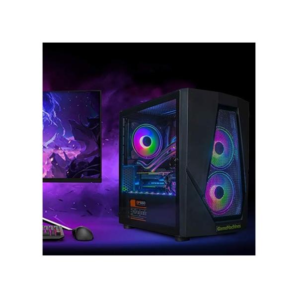 GameMachines Element- RGB Gaming PC - Wasserkühlung - AMD Ryzen 5 5600X - NVIDIA GeForce RTX 3050-1000GB SSD - 2 TB Festplatte - 16GB DDR4 - WLAN - Windows 11 Pro