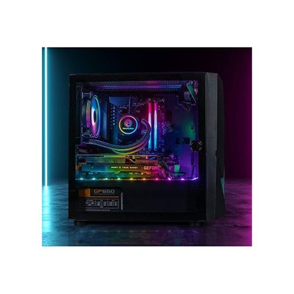 GameMachines Element- RGB Gaming PC - Wasserkühlung - AMD Ryzen 5 5600X - NVIDIA GeForce RTX 3050-1000GB SSD - 16GB DDR4 - WLAN - Windows 11 Pro