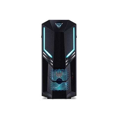 Predator Orion 3000 (PO3-600) Gaming Desktop-PC (Intel Core i5-9400F, 16 GB RAM, 256 GB PCIe SSD + 1.000 GB HDD, NVIDIA GeForce GTX 1660 Ti (6 GB GDDR6), Windows 10 Home) schwarz/blau