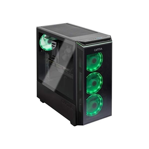 Captiva G15IG 21V3 Gaming-PC | Intel Core i5-10400F | H410 Mainboard | NVIDIA RTX 3080 10GB | 16GB DDR4 RAM | SSD 480GB | HDD 1TB | Luftkühlung | RGB Lüfter | Windows 10 Home | PC Spiele