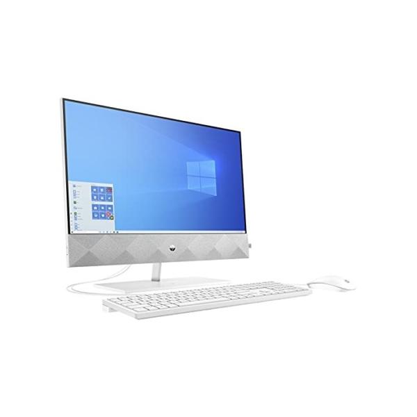 HP Pavilion 24-k0012ng (23,8 Zoll / Full HD) All-in-One PC (AMD Ryzen 3 4300U, 8GB DDR4 RAM, 512 GB SSD, AMD Radeon RX Vega 5, Windows 10) weiß AMD Ryzen 3 4300U 512GB SSD 8 GB RAM