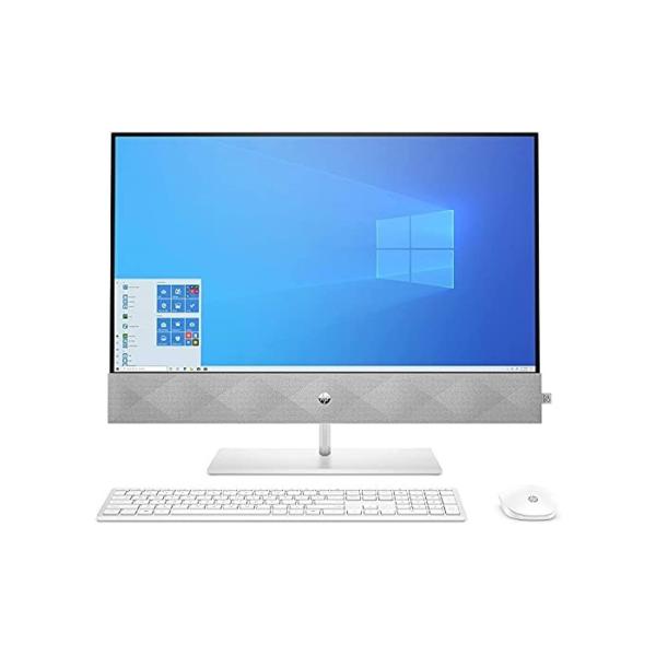 HP Pavilion 27-d1007ng (27 Zoll / QHD) All-in-One PC (Intel Core i5-11500T, 16GB DDR4 RAM, 1TB HDD, 512GB SSD, Nvidia GeForce MX350 4GB, Windows 10) weiß