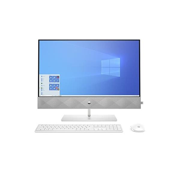 HP Pavilion 27-d1007ng (27 Zoll / QHD) All-in-One PC (Intel Core i5-11500T, 16GB DDR4 RAM, 1TB HDD, 512GB SSD, Nvidia GeForce MX350 4GB, Windows 10) weiß