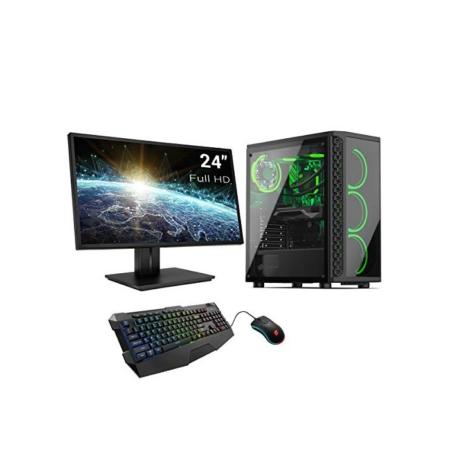 Sedatech Expert Gaming PC Paket • Intel i7-9700KF 8X 3.6GHz • Geforce RTX3060 • 16 GB RAM • 1TB SSD M.2 • 2TB HDD • WLAN • Windows • Desktop Computer + 24