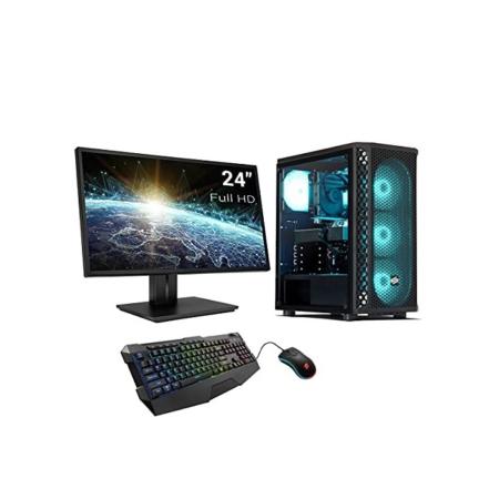 Sedatech Expert Gaming PC Paket • Intel i7-10700KF • Geforce RTX3060 • 16GB RAM • 1TB SSD M.2 • 2TB HDD • WLAN • BT • Windows • Desktop Computer • Monitor 23.6