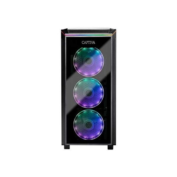 Captiva Highend Gaming PC I60-468 | Intel Core i7-10700F | H410M Mainboard | NVIDIA RTX 2060 6GB | 16GB DDR4 RAM | SSD 480GB | HDD 1TB | Luftkühlung | RGB | ohne Windows | PC Spiele, 60468, 16GB | SSD 480GB | HDD 1TB | ohne Windows, Intel i7 10700F | RTX 2060 6GB