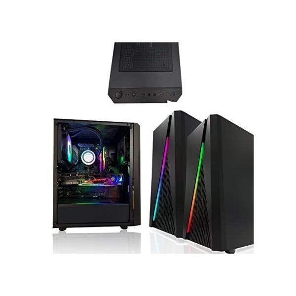 SYSTEMTREFF® Basic Gaming PC AMD Athlon X4 970 4x4GHz | Nvidia Geforce GTX 1650 4GB DX12 | 256GB SSD + 1TB HDD | 16GB DDR4 RAM | WLAN Desktop Computer Rechner für Gamer, Zocker