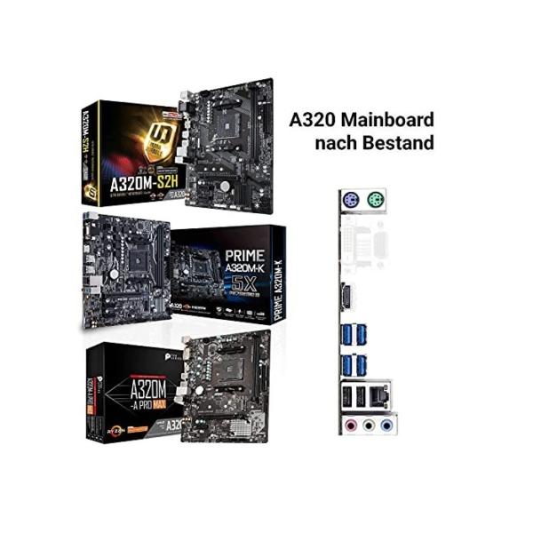 SYSTEMTREFF® Basic Gaming PC AMD Athlon X4 970 4x4GHz | Nvidia Geforce GTX 1650 4GB DX12 | 256GB SSD + 1TB HDD | 16GB DDR4 RAM | WLAN Desktop Computer Rechner für Gamer, Zocker