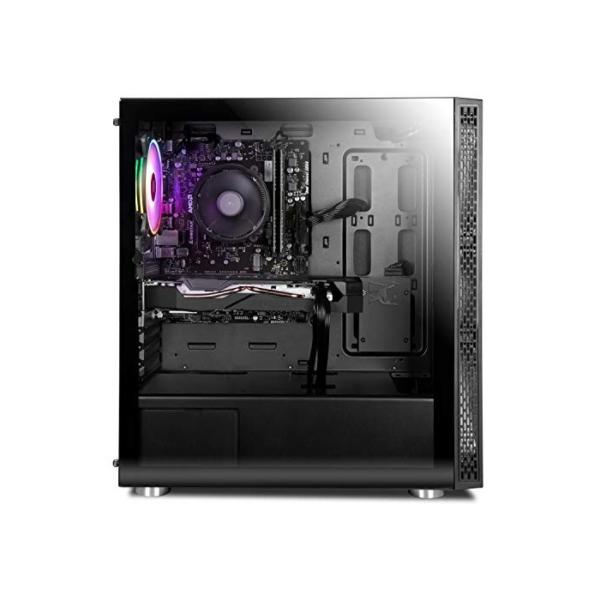Vibox IV-20 Gaming PC - Monitor-Paket - AMD Ryzen 5 5600G Prozessor - AMD Radeon RX 6500 XT 4GB Grafikkarte - 16GB RAM - 240GB SSD - 1TB HDD - Windows 11 - WiFi