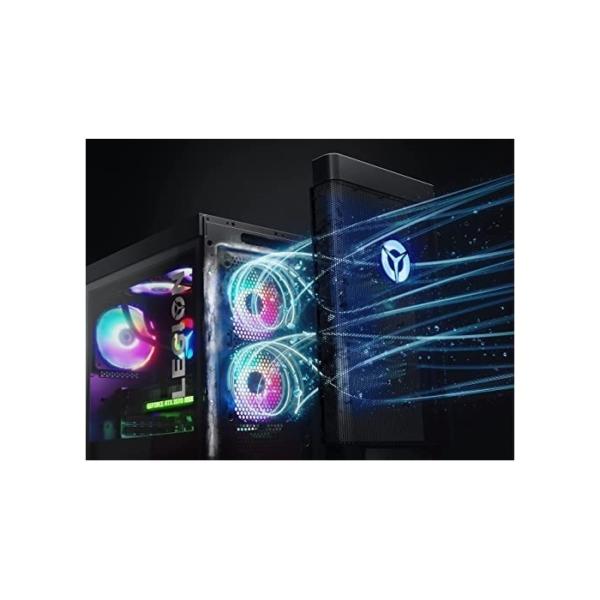 Lenovo Legion Tower 5 Gaming Desktop-PC (AMD Ryzen 7 5800, 16GB RAM, 1TB SSD, NVIDIA GeForce RTX 3070, Windows 11 Home) schwarz + Premium Care + Tastatur + Maus schwarz