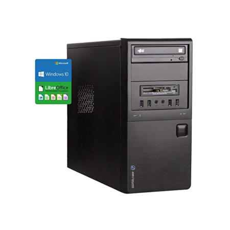 Ankermann Office Work PC Barcelona | Intel Core i5 6500 | NVIDIA GeForce GT 605 1GB | 16GB RAM | 480GB SSD | 1TB SSD | Windows 11 | WLAN/WiFi | DVD Brenner | LibreOffice Intel Core i5-6500 - NVIDIA GeForce 605 - 765