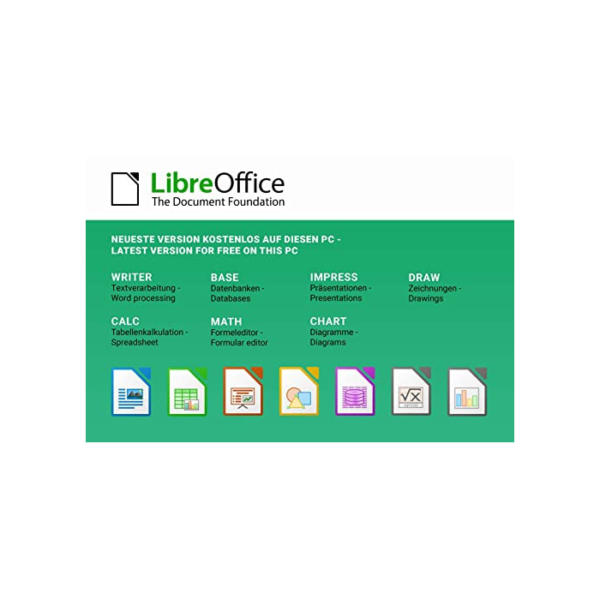 Ankermann Office PC Madrid | Intel Core i5 6400 | Intel HD 530 | 16GB RAM | 500 GB HDD | 480 GB SSD | Win 11 | WiFi | Libre Office